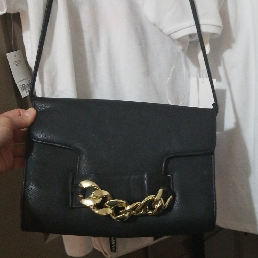 H&M crossbody black bag